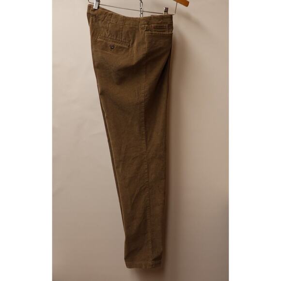 J Jill Stretch Corduroy Pants Size 10 Straight Front 2 Pockets Front Zip Khaki79 - Picture 11 of 16